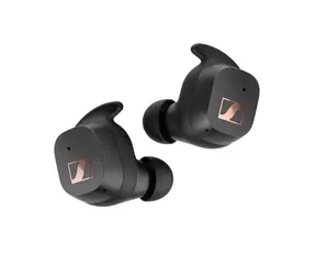 Ausgepackt - Sennheiser Sport True Wireless schwarz / kabellose Kopfhörer / Mikrofon / ausgepackt