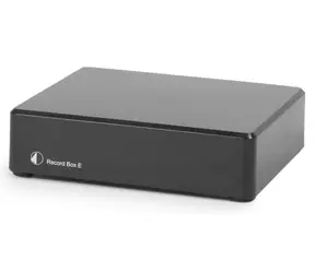 Pro-Ject Record Box E schwarz / Vorverstärker für MM- & MC-Tonabnehmer mit D/A-Wandler
