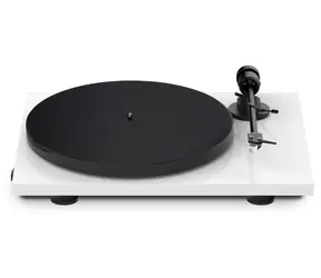 Pro-Ject E1 BT + AT3600L - Weiß / Plattenspieler / Gurt / Cinch-Kabel 1,23 m