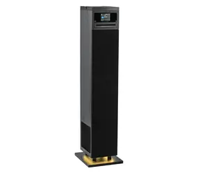 AKAI AEROBEAT PILLAR schwarz / Aktivlautsprecher / Bluetooth 5.0 / 70W / USB / AUX / Hintergrundbeleuchtung
