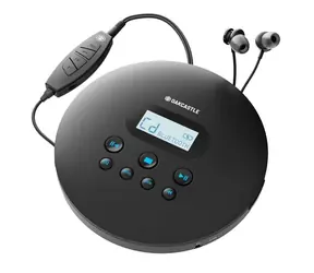 Majority Oakcastle CD100 schwarz / tragbarer CD-Player / 3,5 mm Klinke / Bluetooth 5.0 / AUX