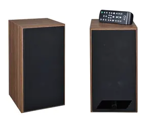 AQ M25 Multimedia-System, braun / 2.0 / Lautsprecher / 60 W / Bluetooth 5.0 / USB / RCA / Fernbedienung 