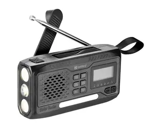 Sandberg Survivor DAB-Radio All-in-1 4500 schwarz / FM + DAB / Powerbank 4500mAh / Bluetooth-Lautsprecher