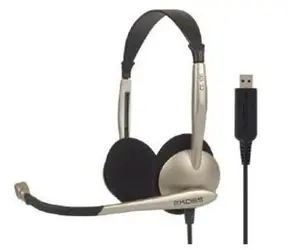 Ausgepackt - Koss CS100 USB / Kopfhörer mit Mikrofon / ohne Code / Gold / ausgepackt