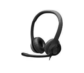 Logitech Headset H390 schwarz / Stereo-Kopfhörer mit Mikrofon / USB-C