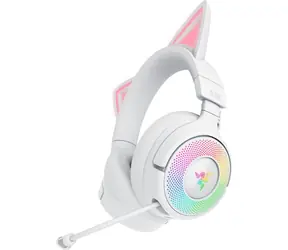 Razer Kraken Kitty V3 Pro weiß / kabelloses Gaming-Headset / Mikrofon / 2,4 GHz / Bluetooth / RGB