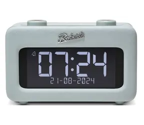 Roberts Radio Revival Rest Enteneiblau / Radiowecker / DAB+ und FM / USB-A / BT / LCD-Display / 3,5-mm-Klinkenanschluss 