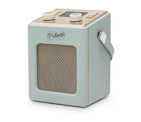 Roberts Radio Revival Mini 2 Enteneiblau / Tragbares Radio / DAB+ und FM / Bluetooth / LCD-Display / 3,5-mm-Klinkenanschluss 
