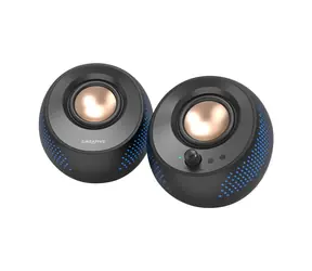 Creative Labs Pebble X schwarz / Lautsprecher / RGB / 2.0 / Bluetooth 5.3 / 30 W