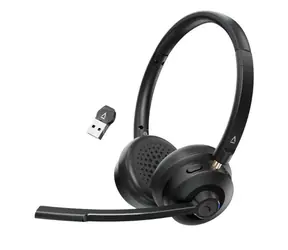 Creative Chat Wireless Headset, schwarz / kabellose Kopfhörer / Mikrofon / Bluetooth 5.4