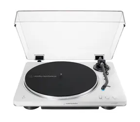 Audio-Technica AT-LP70XBTWS weiß / Plattenspieler / 33,3 & 45 U/min / RCA / Vorverstärker  