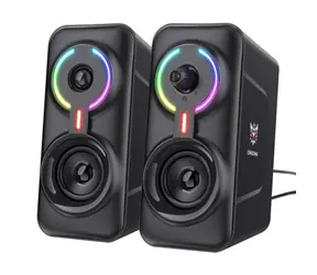 ONIKUMA L6 mit BT5.0 / Multimedia-Gaming-Lautsprecher / Bluetooth 5.0 / 3,5-mm-Klinkenanschluss / RGB