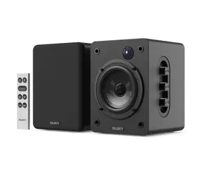 Majority D50X Regallautsprecher, schwarz / Lautsprecher / 2.0 / 60 W / Bluetooth 5.3 / AUX