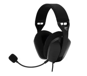 Ausgepackt - White Shark GH-2443 SPARROW schwarz / Gaming-Headset / Mikrofon / 2 m / 3,5 mm / PC & PS4/5 & Mac / ausgepackt