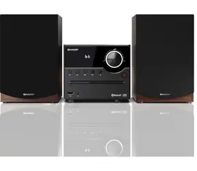 Sharp XL-B512 BR braun / Microsystem / 45 W / FM / BT 5.0 / CD / USB / 3,5 mm