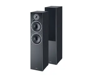 Magnat Monitor Reference 5A schwarz 2 Stück / 2,5-Band Bassreflex-Standlautsprecher 