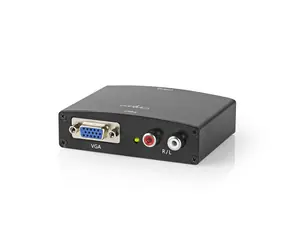Nedis VCON3454AT VGA + 2x RCA zu HDMI Konverter / Full HD 1920x1080 / 1-Wege / 1080p