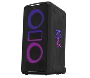 Klipsch Miami schwarz / Bluetooth-Partylautsprecher / 360 W / Mikrofon / AUX / USB / RGB / IPX4