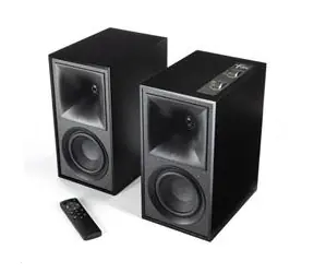 Klipsch The Fives - Schwarz (1 Paar) / Aktivlautsprecher / 160 W / HDMI | optisch | Cinch | 3,5 mm | USB | Bluetooth / 109 dB