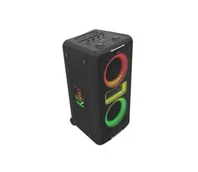 Klipsch New York schwarzer Bluetooth-Partylautsprecher / 150 W / BT 5.2 / RGB / AUX / USB / IPX4 / Mikrofon