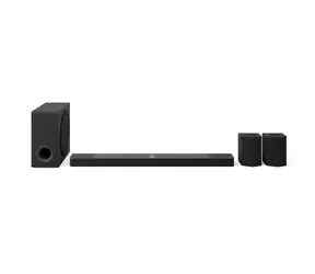 LG S95TR schwarz / Soundbar 9.1.5 / 810 W Leistung / Subwoofer mit Rücklautsprechern / Bluetooth / USB / HDMI