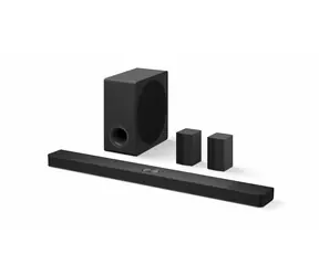 LG S90TR schwarz / Soundbar 7.1.3 / 670 W Leistung / Subwoofer mit Rücklautsprechern / Bluetooth / USB / HDMI