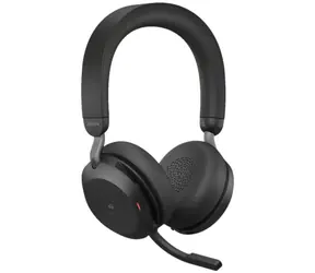 Ausgepackt - JABRA Evolve2 75 MS USB-C schwarz/kabellose Kopfhörer/Mikrofon/ANC/USB-C (Ladefunktion)/USB-Adapter + Bluetooth / ausgepackt