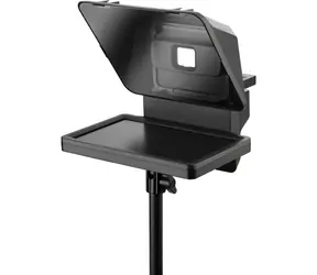 Elgato Teleprompter schwarz / Teleprompter mit integriertem Bildschirm / für YouTube, Twitch, Zoom und MS Teams