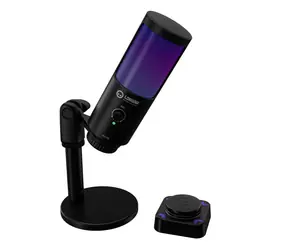 LORGAR SMP40 schwarz / Desktop-Mikrofon / USB-C / RGB