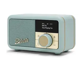 Ausgepackt - Roberts Radio Revival Petite 2 Enteneiblau / Tragbares Radio / DAB+ und FM / USB-C / BT / LCD-Display / 3,5-mm-Anschluss / ausgepackt
