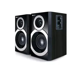 Ausgepackt - C-tech SPK-310B Holz schwarz / 2.0 / Lautsprecher / 3,5 mm Klinkenanschluss / RMS 20W / ausgepackt