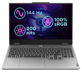 Lenovo LOQ 15IRX10 grau / 15,6" WQHD / Intel Core i7-13645HX / 16 GB RAM / 1 TB SSD / RTX 5050 8 GB Grafikkarte / Ohne Betriebssystem