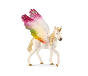 Schleich bayala 70577 Geflügeltes Regenbogen-Einhorn-Fohlen / ab 3 Jahren