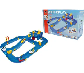 Big Waterplay Niagara / Wasserbahn / erweiterbar / funktionsfähiges Schloss / ab 3 Jahren