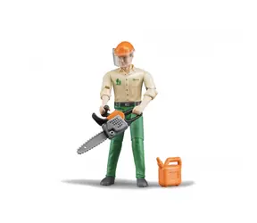 Bruder 60030 Waldarbeiter Figur / Größe 10,7 cm / ab 4 Jahren