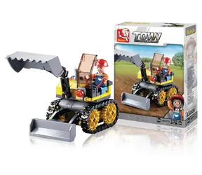 Sluban Town Builders M38-B0377C Kleiner Raupenbagger / Lego - kompatibel / Anzahl der Figuren|Teile: 1|91 / ab 6 Jahren