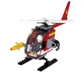 Sluban Firefighters M38-B0622D Feuerwehrhubschrauber / Lego - kompatibel / Anzahl der Figuren|Teile: 1|77 / ab 6 Jahren
