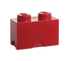 LEGO® Aufbewahrungsbox 40021730, 125 x 250 x 180 mm - rot