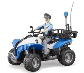 Bruder 63010 Polizei-ATV mit Polizistin-Figur / 1:16 / ab 4 Jahren