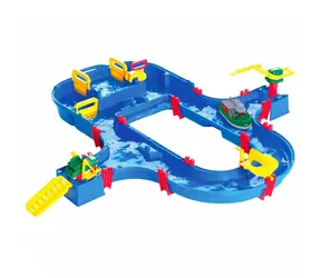Big AquaPlay Wasserbahn mit Damm und Pumpe + Figur