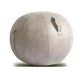 Eljet Vitaljet Designball - PU-Leder grau / Balanceball / 60-65 cm