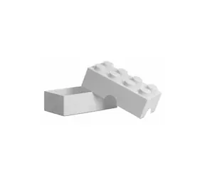 LEGO® Lunch 40231735 Snackbox 7,5 x 20 x 10 cm weiß