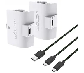 Venom VS2874 2 Stück weiß / Akku für Xbox S/X/One Controller / 2x 1100 mAh