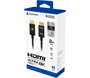 HORI HRP51001 Ultra High Speed 8K HDMI 2.1 PS5 Kabel schwarz / 2x HDMI 2.1 (M) / 4K@120Hz / 8K@60Hz
