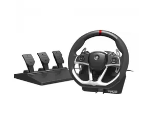 HORI Force Feedback Racing Wheel DLX / Lenkrad mit Pedalen für Xbox Series X & Xbox One & PC