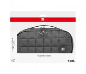 HORI Switch 2 Puff Pouch schwarz / Schutzhülle für Nintendo Switch 2