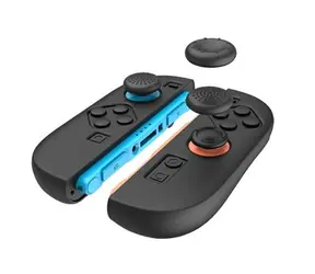 iPega SW2083A Silikon-JoyCon-Controller-Hüllen für Nintendo Switch 2, schwarz