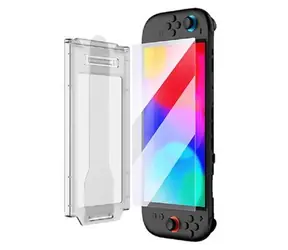 iPega SW2117 Schutzglas aus gehärtetem Glas für Nintendo Switch 2, klar / mit Applikator