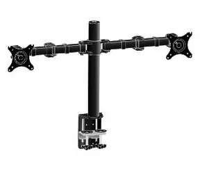 IIYAMA DS1002C-B1 Halterung für 2 Monitore / VESA 75 und 100 / Pivot / Schwarz