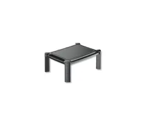 Techly Universalständer für LED|LCD-Monitor mit einstellbarer Höhe bis 10 kg / Abmessungen 435 x 330 x 168 mm / Schwarz